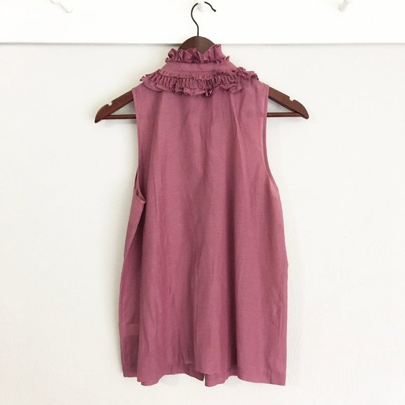 J. Crew | Blush Pink Ruffle Blouse - Picture 2 of 7